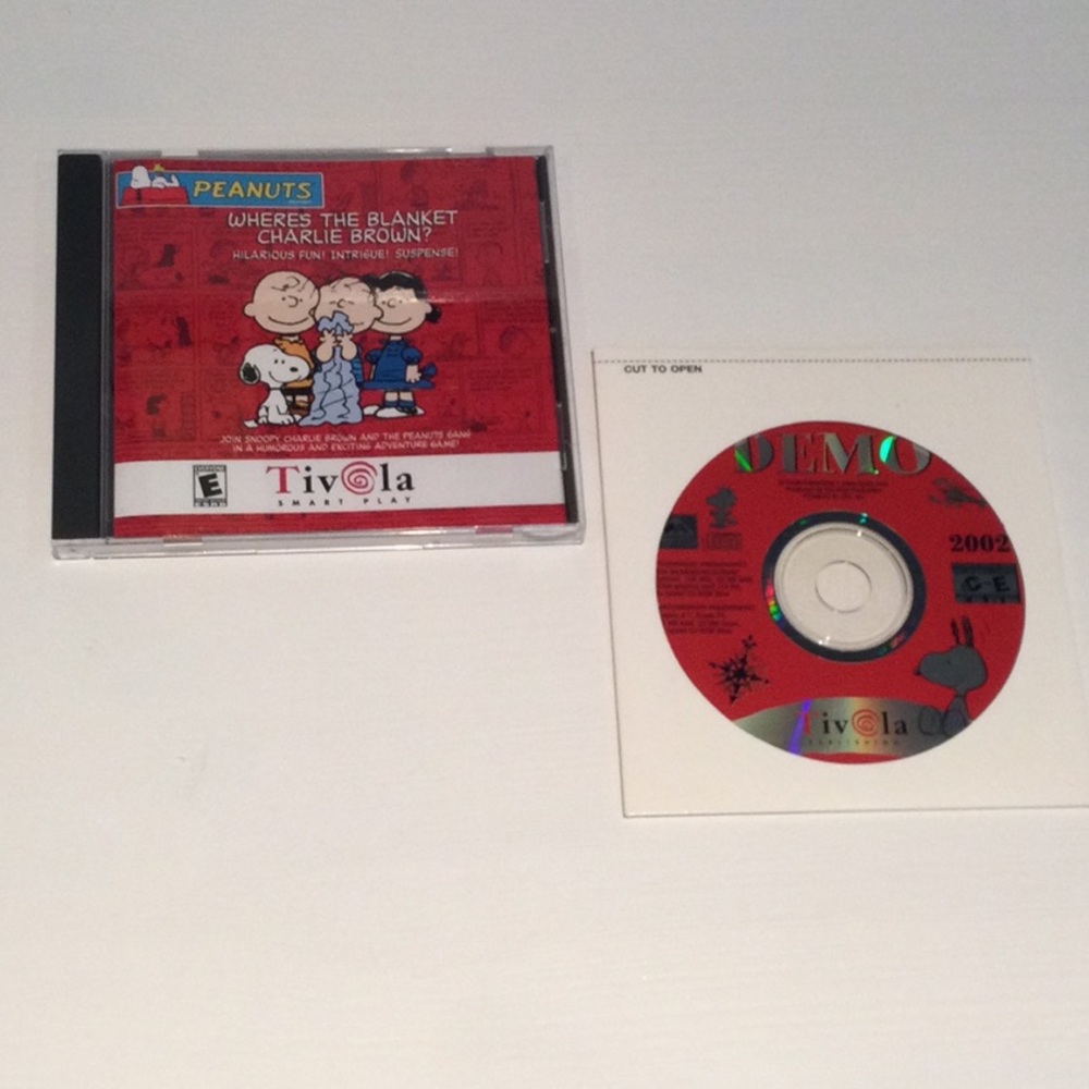 Peanuts: Where's the Blanket Charlie Brown? PC MAC CD cartoon Snoopy dog game!